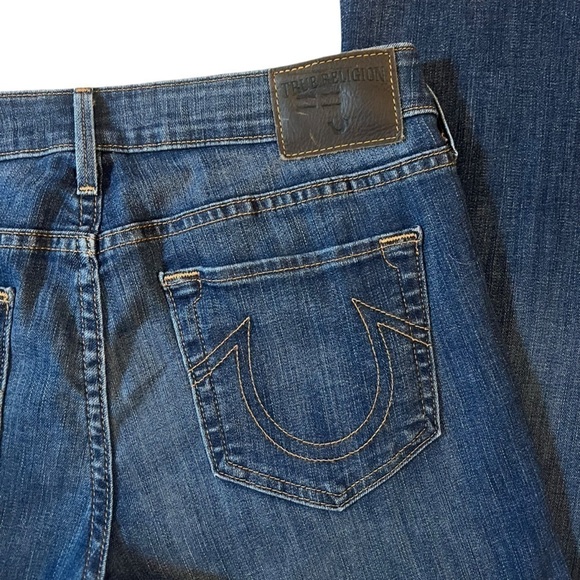 True Religion Boot Cut Mid Rise Flare Jeans Size 30 - Picture 9 of 12